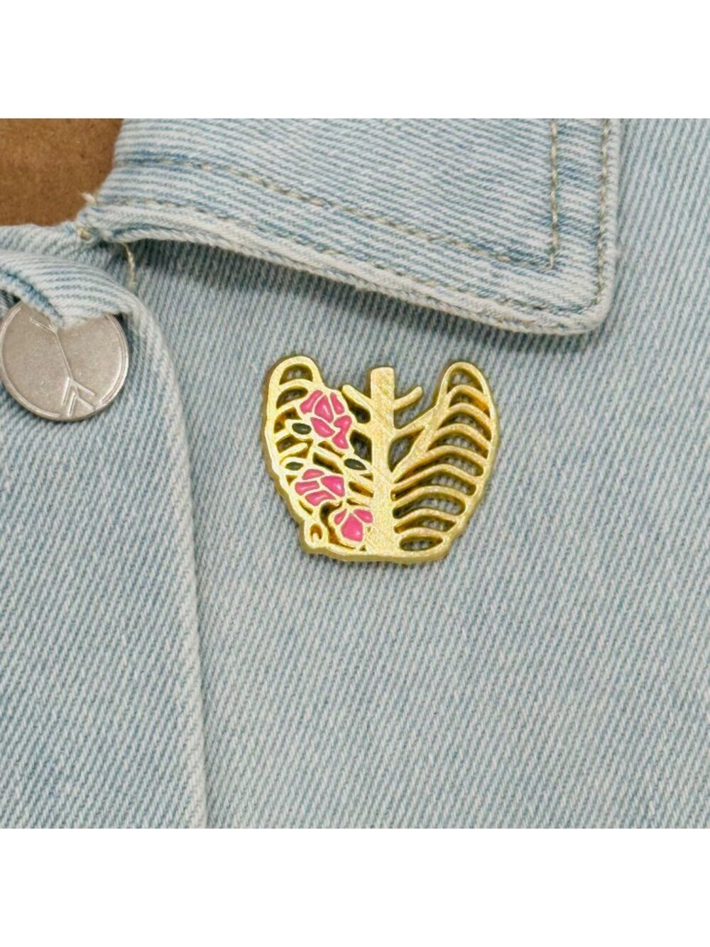✨Pin Lung and internal brooch lapel jewerly medical Enamel✨